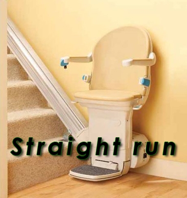 Straight run stairlift